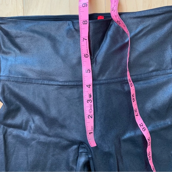 Spanx Black Metallic Shimmer Leggings - Picture 4 of 8